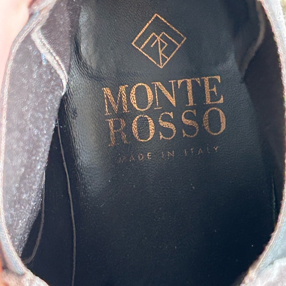 Gray Suede Men's Chelsea Boots - Monte Russo Made in Italy sz 10.5 M - Picture 9 of 14